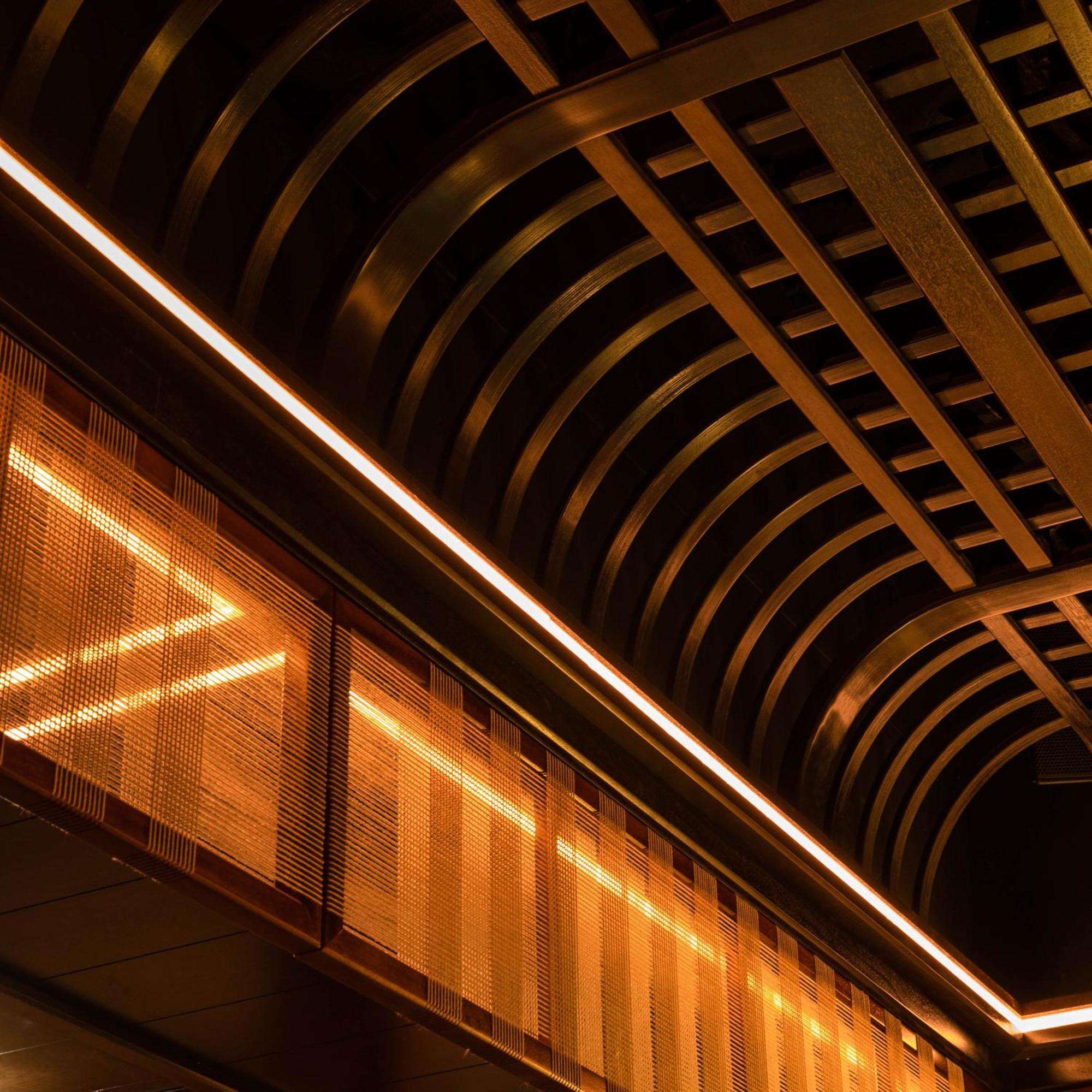 Hotel Delano Dubai At Bluewaters Exterior foto The ceiling of the station