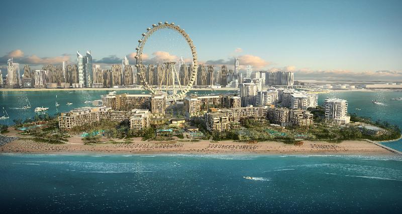 Hotel Delano Dubai At Bluewaters Exterior foto Dubai Eye at Dubai Marina